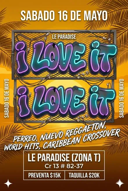 Flyer I LOVE IT Volumen 1, número 6